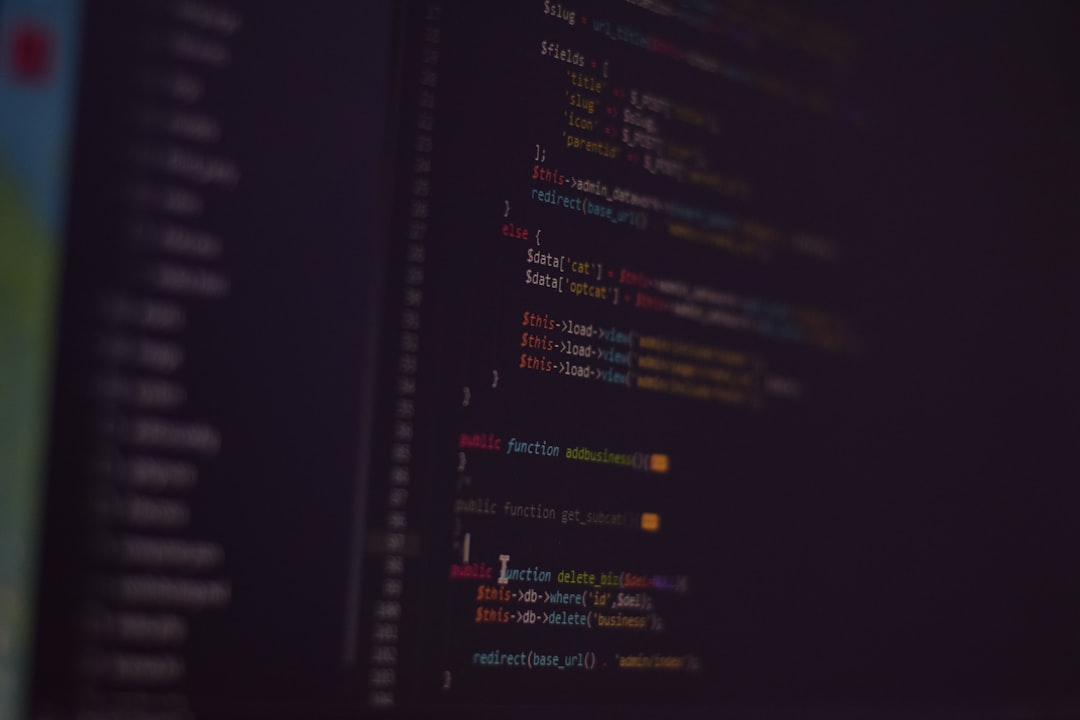 a close up of a computer screen with a bunch of text on it