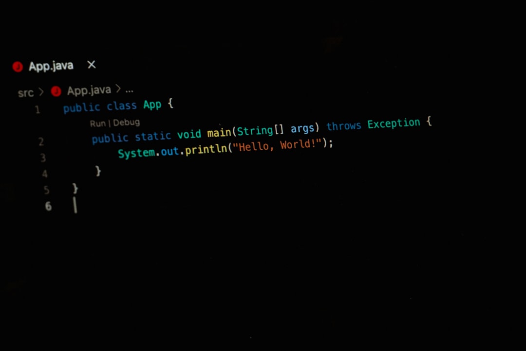 a computer screen with a bunch of text on it