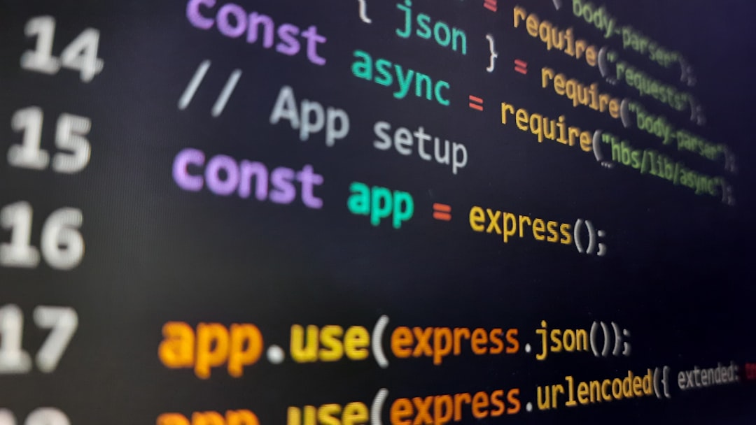 a close up of a computer screen with a lot of text on it